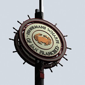 Fishermans Wharfe Sign