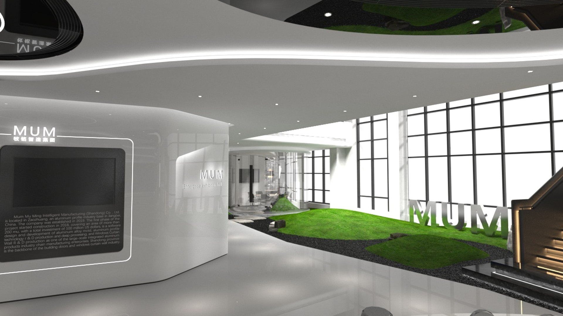 Exhibition Hall model - TurboSquid 2113678