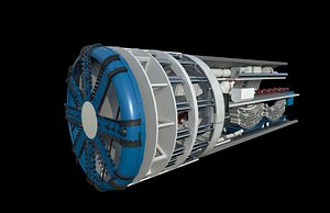 3D tunnel boring machine