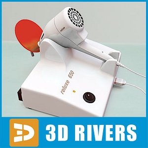 3d model curing light dental