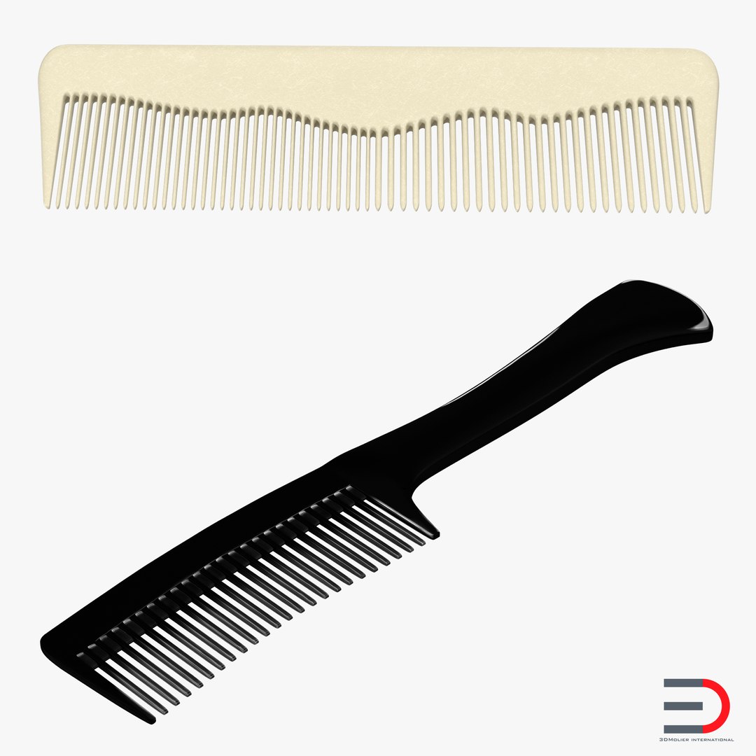 Combs 3D Models Collection 3D model preview