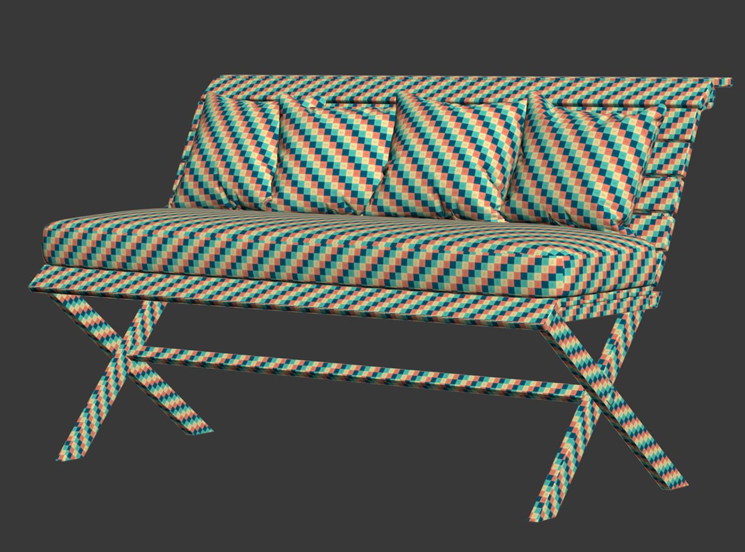 Eric Wooden Garden Bench 3D Model - TurboSquid 1997933