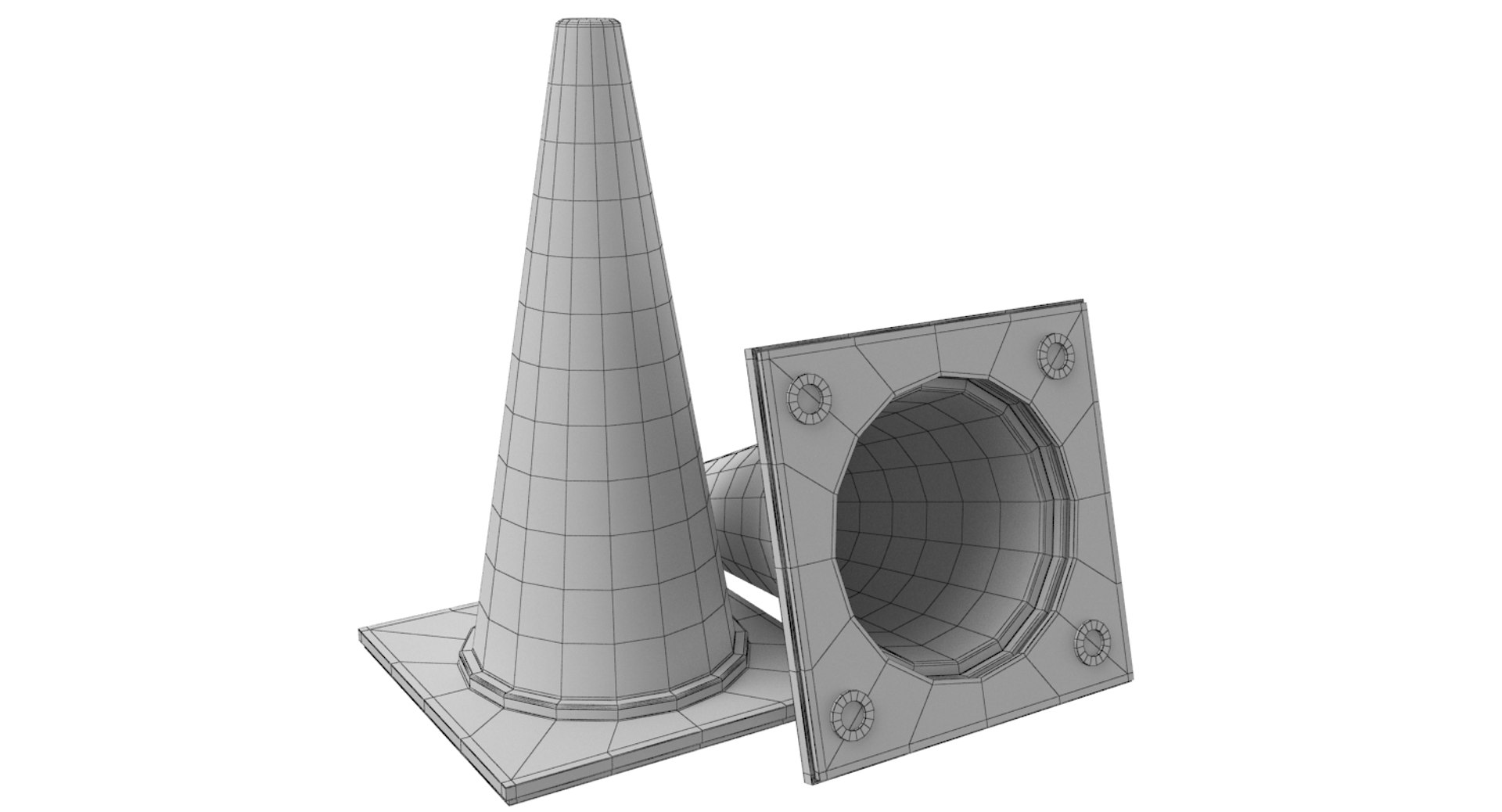 3D Traffic Cone Model - TurboSquid 1381129