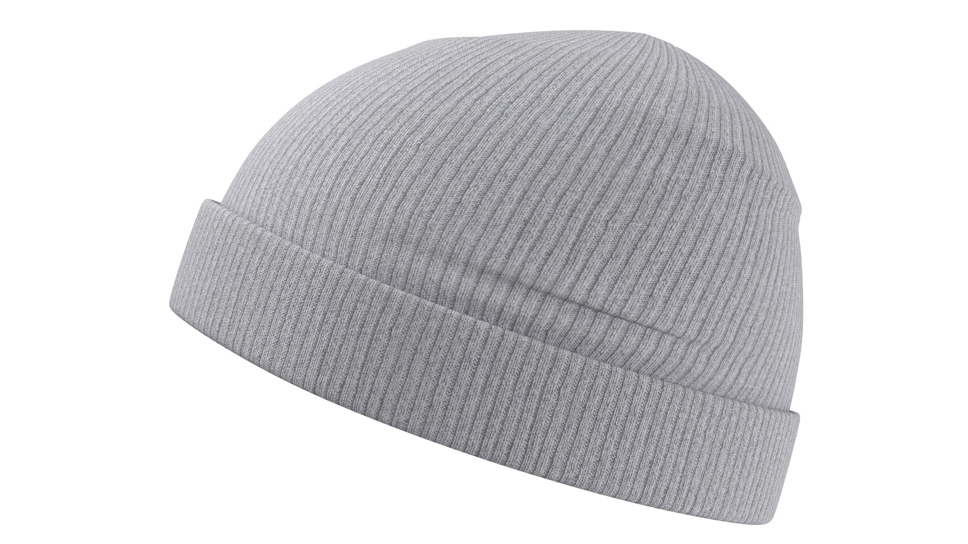 3D Gray Winter Hat Model - TurboSquid 2302621