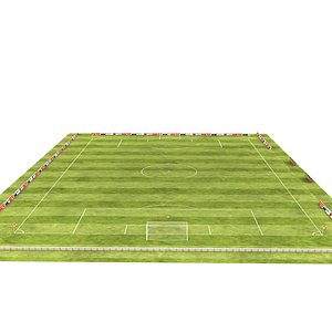 soccer field model