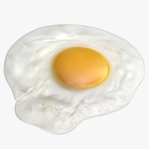 3D Render Sunny Side Up Egg Graphic by arasigner · Creative Fabrica