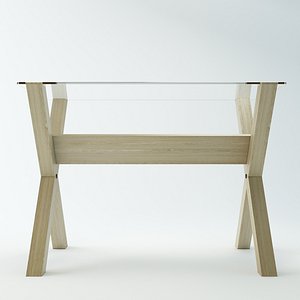 3d table glass model