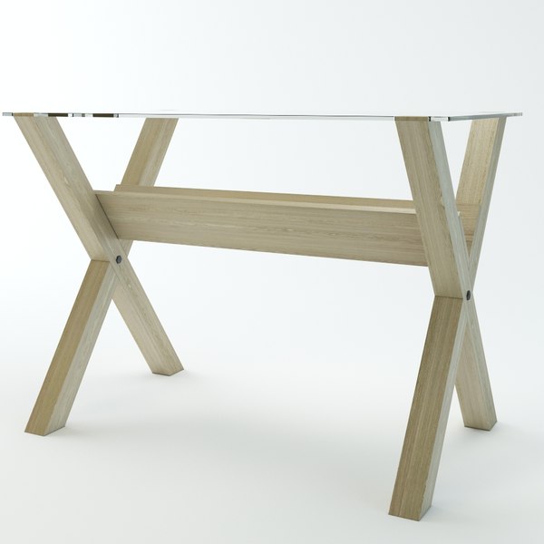 3d table glass model