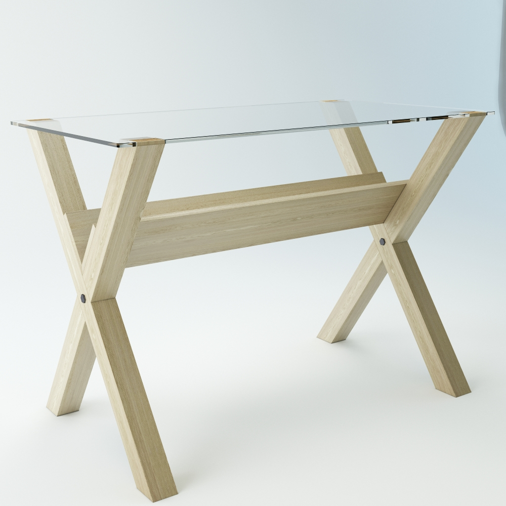 3d table glass model