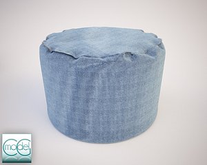round pouf 14
