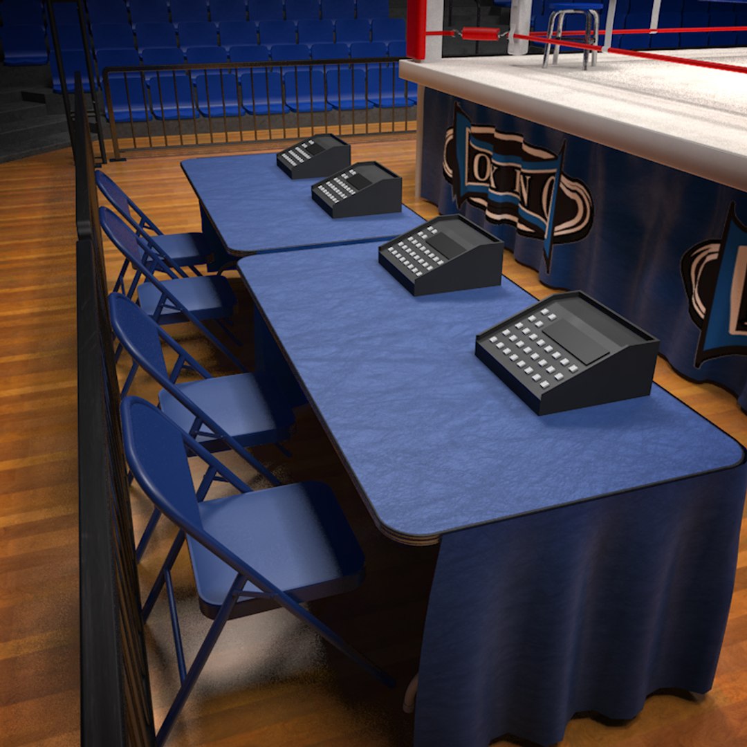 3d Model Boxing Stadium