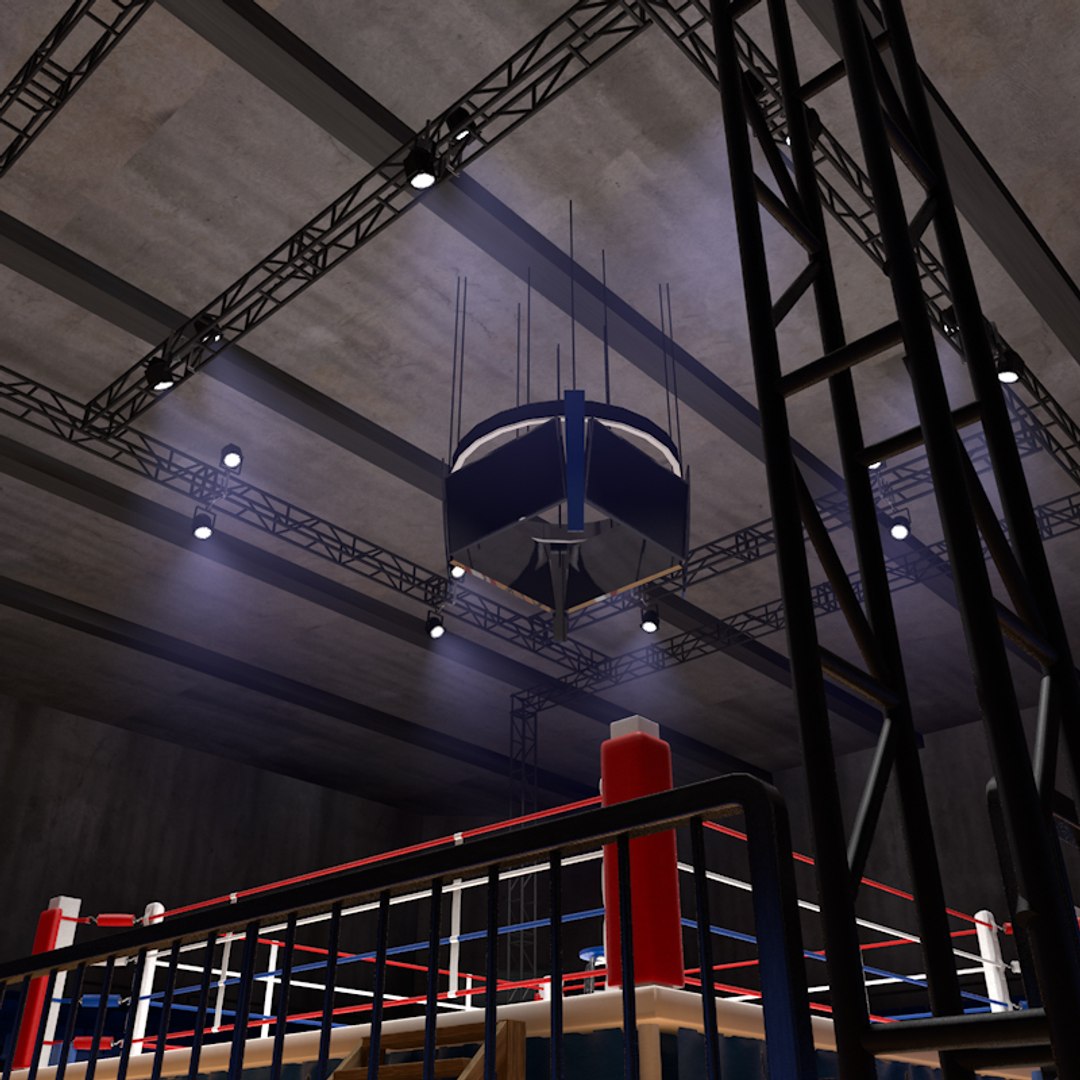 3d Model Boxing Stadium