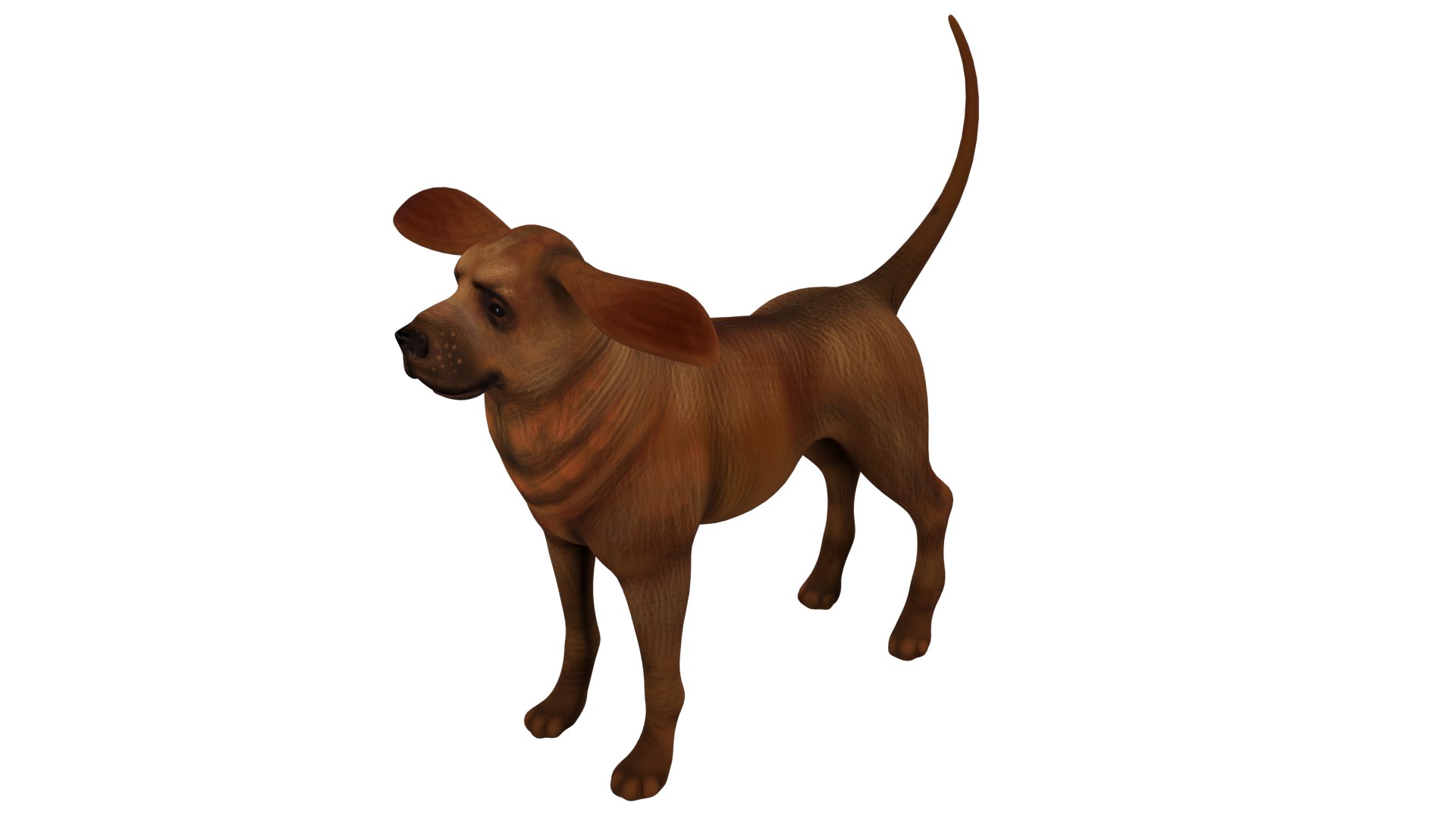 3D Dog Rig High-poly Textured Model - TurboSquid 2345352