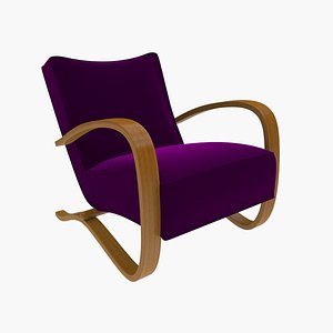 3d model armchair art deco