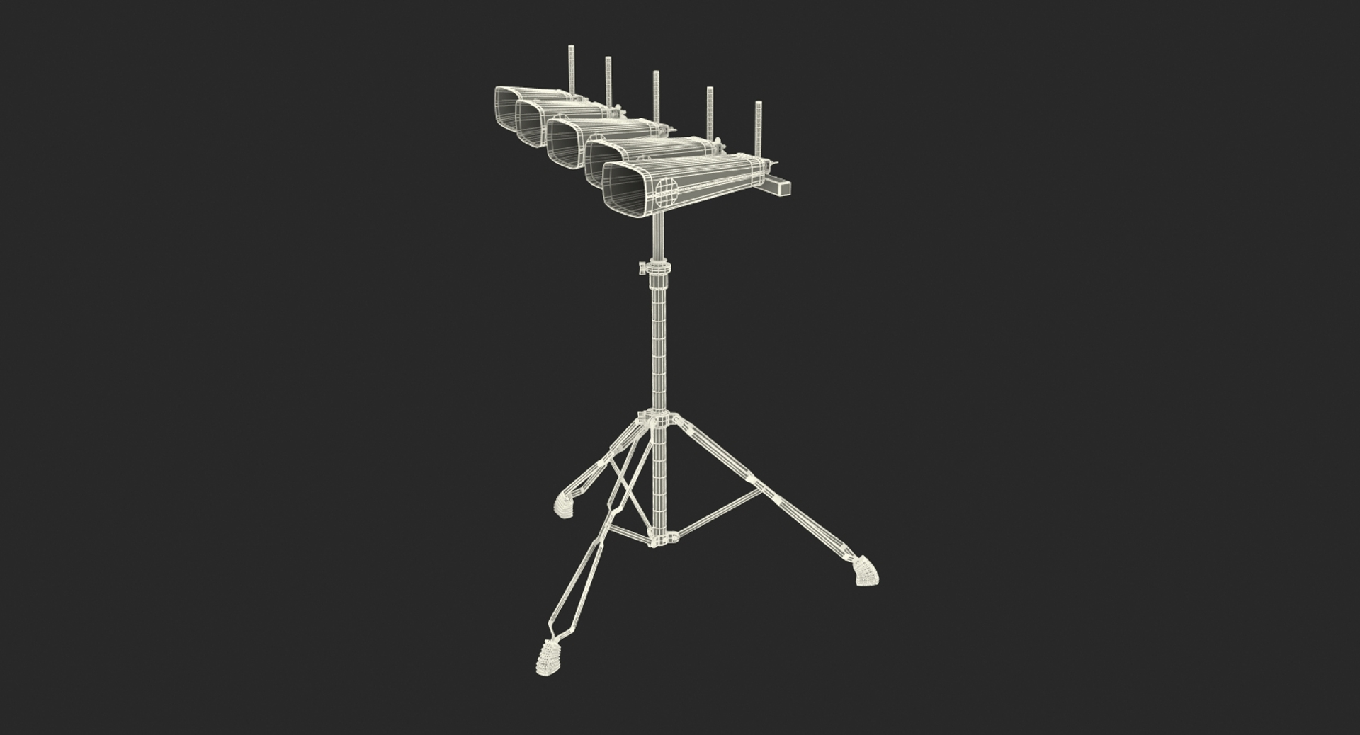 3D Percussion 5 Cowbell Set Model - TurboSquid 1288759