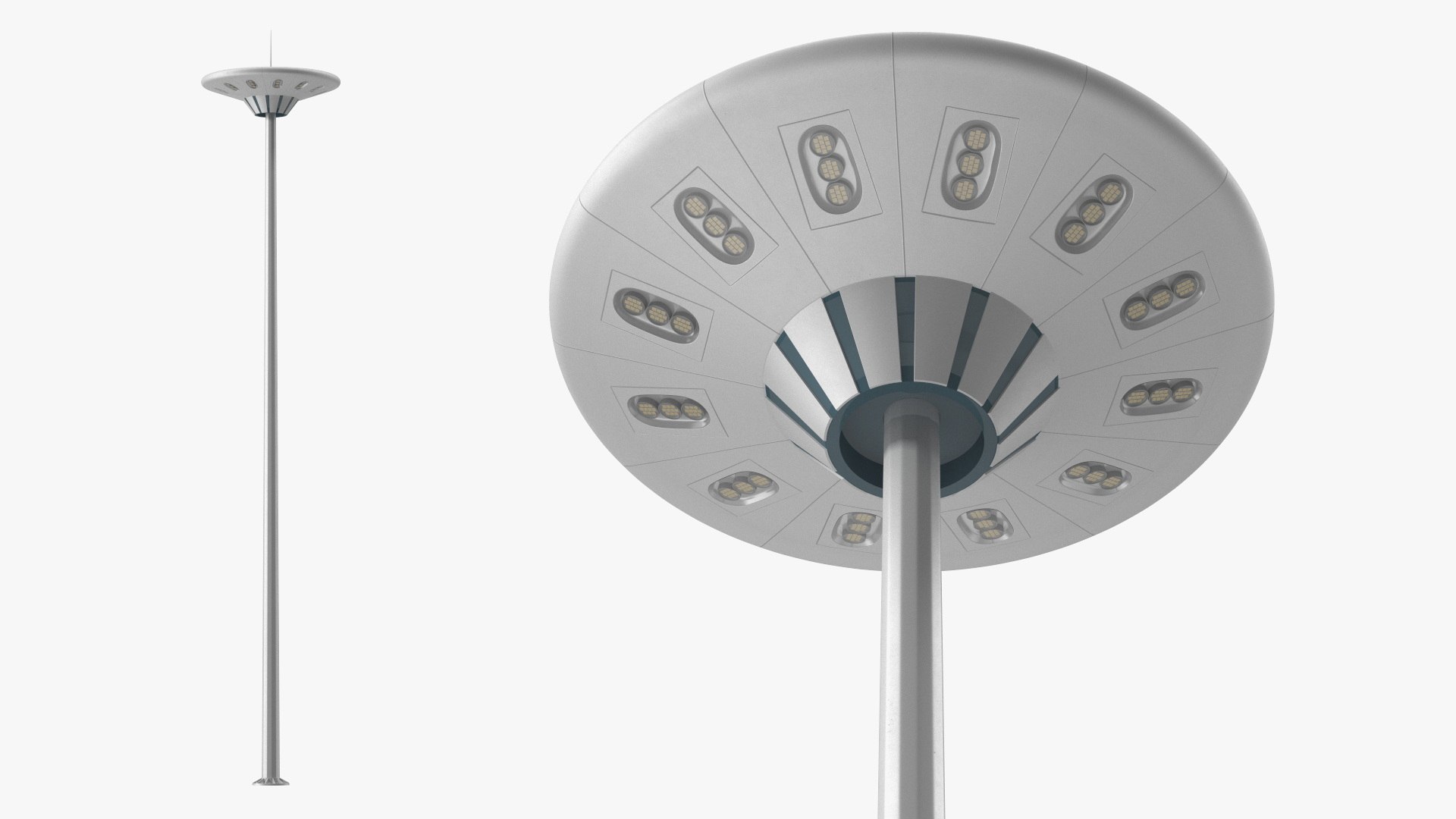 Lighting Pole 3D model preview