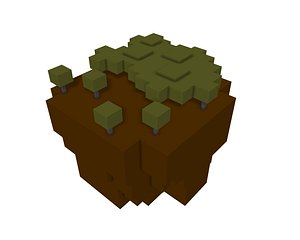 Trees on floating island