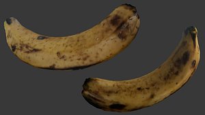 Ripe Banana 3D Model
