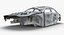 3D suv sedan frames model