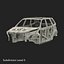 3D suv sedan frames model