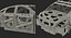 3D suv sedan frames model