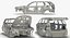 3D suv sedan frames model