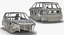 3D suv sedan frames model