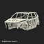 3D suv sedan frames model