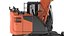 Hitachi zx135-7 avec bras personnalisé