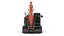 Hitachi zx135-7 avec bras personnalisé