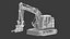 Hitachi zx135-7 avec bras personnalisé
