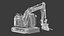Hitachi zx135-7 avec bras personnalisé