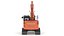 Hitachi zx135-7 avec bras personnalisé