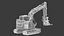Hitachi zx135-7 avec bras personnalisé