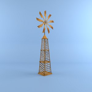 3D cartoon windmil