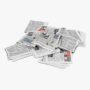 Newspaper Litter 3 3D Model