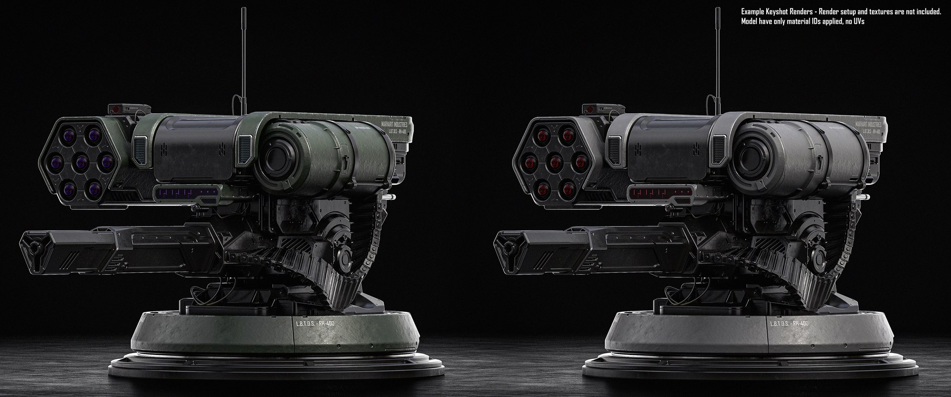 3D Defense Turret Model - TurboSquid 1908030