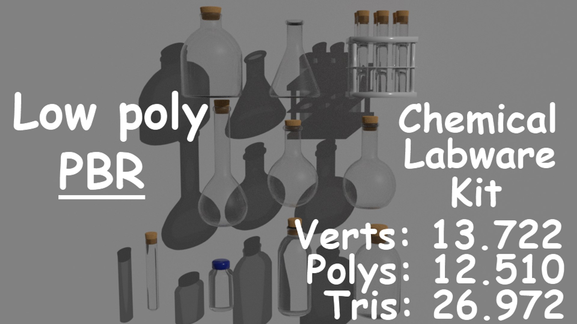 Free 3D Model Pbr Flask - TurboSquid 1324378