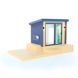 backyard office 3D model