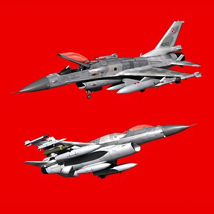 F-16 C Poland 3D model