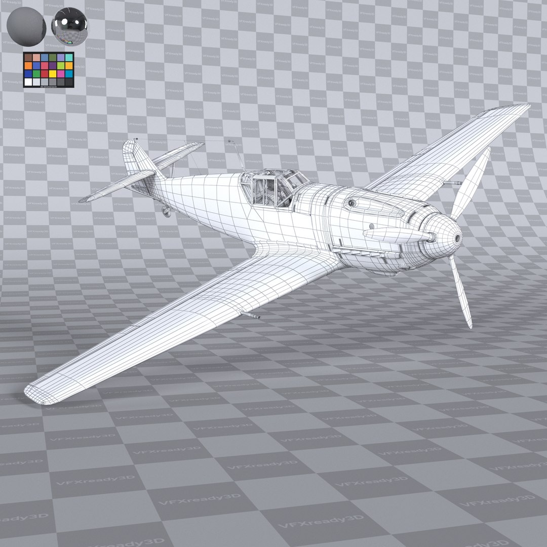 3D model Messerschmitt BF109 German Fighter Airplane Grey Version 1 https://p.turbosquid.com/ts-thumb/an/yM9tR3/09/bf109_wireframe_2_02/jpg/1664267728/1920x1080/fit_q87/345739751608f55eb421856d3d21c662efc044e4/bf109_wireframe_2_02.jpg