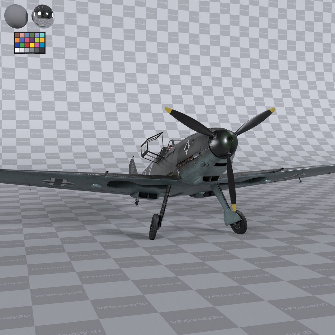 3D model Messerschmitt BF109 German Fighter Airplane Grey Version 1 https://p.turbosquid.com/ts-thumb/an/yM9tR3/SY/bf109_grey01_1_01/jpg/1664267461/1920x1080/fit_q87/2d30bd443dbcaaf989bc4fd76a912f3836a44df8/bf109_grey01_1_01.jpg