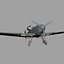 Messerschmitt BF109 German Fighter Airplane Grey Version 1