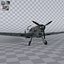 Messerschmitt BF109 German Fighter Airplane Grey Version 1