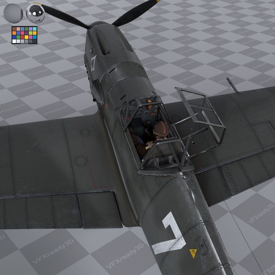 3D model Messerschmitt BF109 German Fighter Airplane Grey Version 1 https://p.turbosquid.com/ts-thumb/an/yM9tR3/zu/bf109_grey01_detail/jpg/1664267661/1920x1080/fit_q87/a68208d42bd9a50200367e6cab49c9a6291decaa/bf109_grey01_detail.jpg
