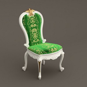 3d baroque chair orl-116b