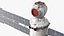 ISS Zvezda Module with Progress Spacecraft 3D model