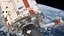 ISS Zvezda Module with Progress Spacecraft 3D model