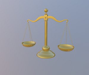 scale balance 3D model