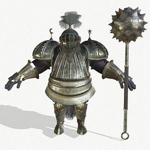 3D Rottund knight